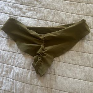 Bikini bottoms. Hunter green color.